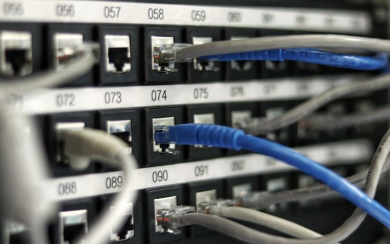Server room representing fast website performance