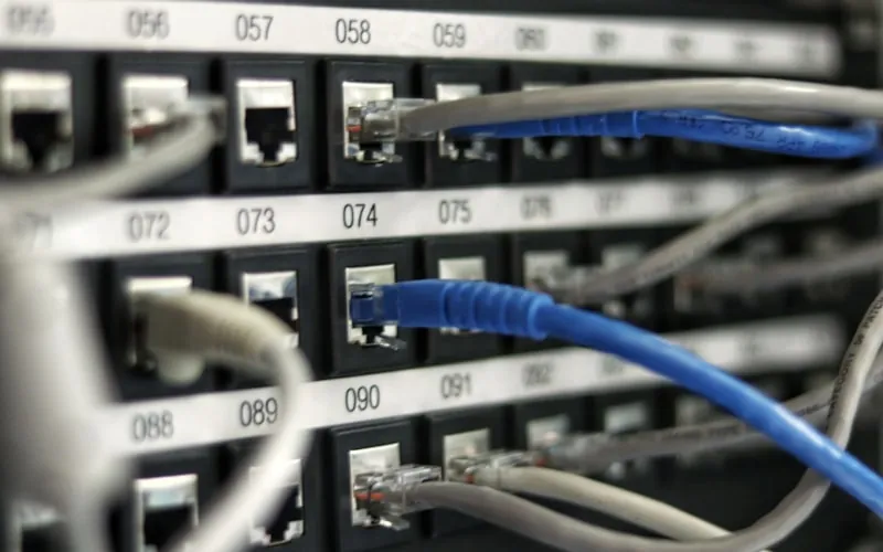 Server room representing fast website performance