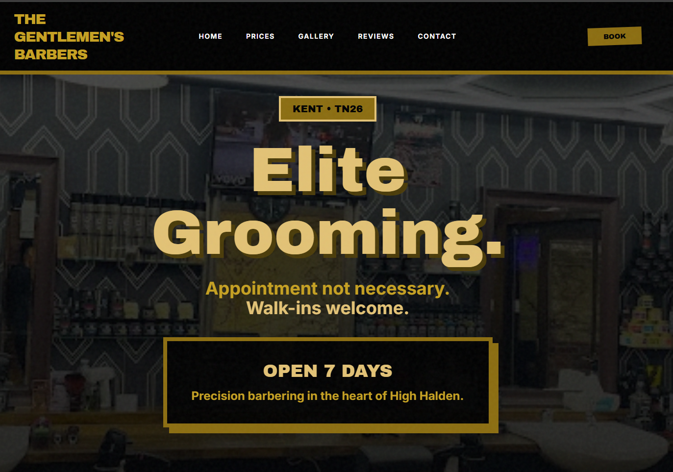 Barber website
